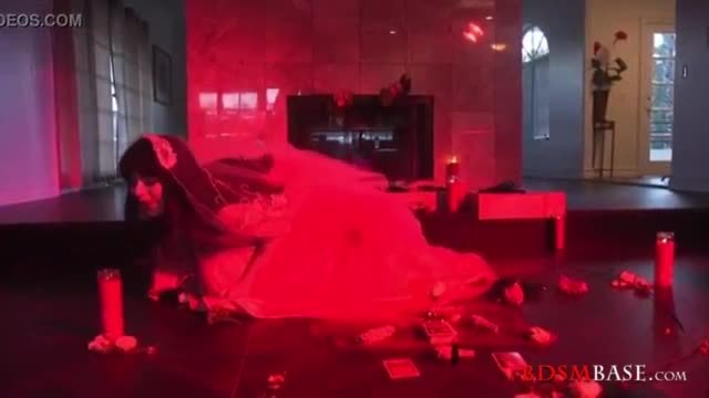 Horny bride gets nailed by a guest