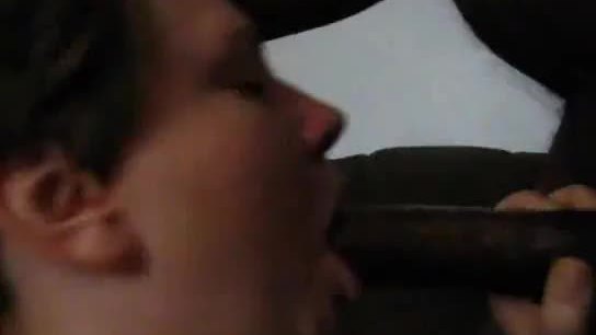 Milf blowing a black dick